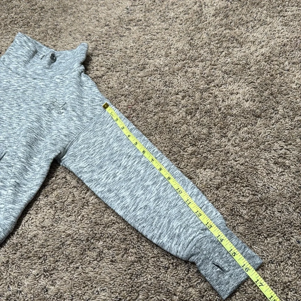 Justice Girl Gray Warm Sweatshirt Size 8